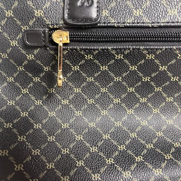 Rioni Chelsea Black Leather Purse Shoulder Bag Organizer Handbag Italian $290 - Picture 15 of 16